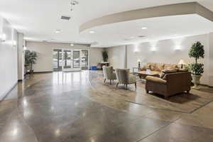 Lobby featuring recessed lighting