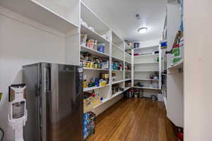 View of storage area