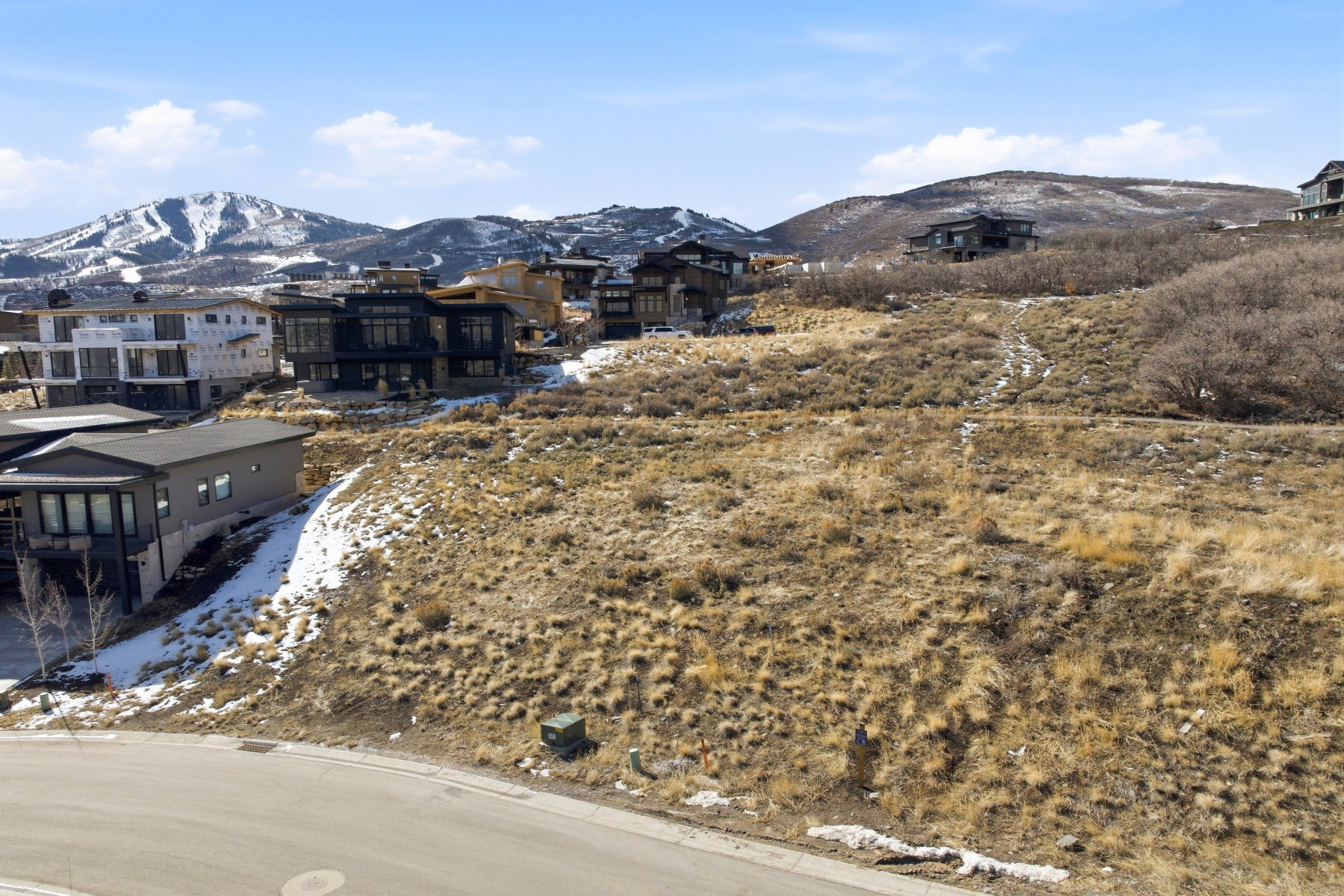 View of mountain background