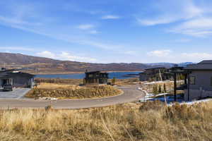 View of mountain background