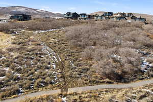 View of mountain background