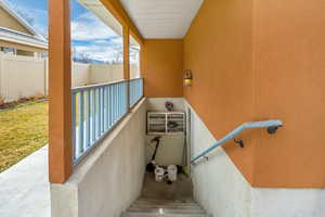 View of stairway