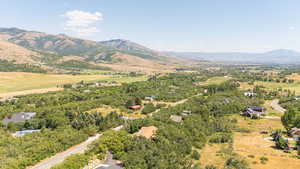 Drone / aerial view of mountains