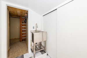 View of laundry room