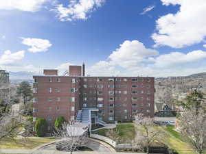 View of property featuring a mountain view