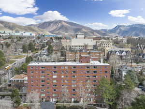 View of mountain background
