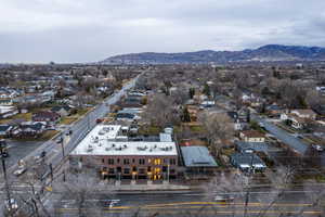 Drone / aerial view of mountains