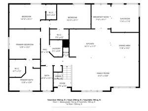 View of floor plan / room layout