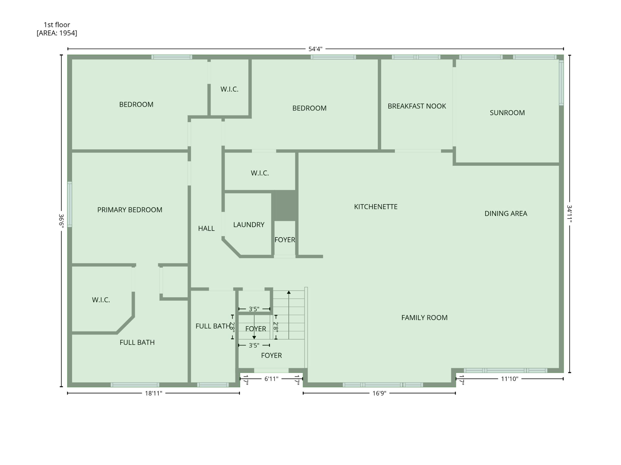 View of home floor plan