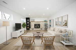 Family room with AI furniture ideas