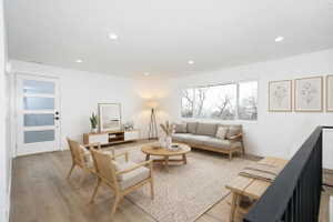 Front Room with AI living room furniture ideas