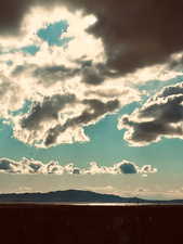 View of mountain background