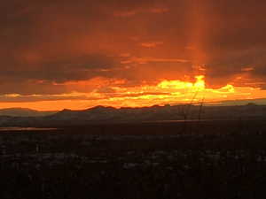 View of mountain backdrop