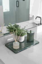 Bathroom view of a sink