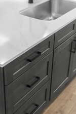 Kitchen view of a sink