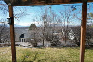 Valley view from Basement patio!