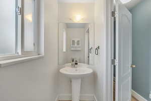 Half bath main floor