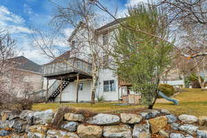 Back deck has Views you will love!