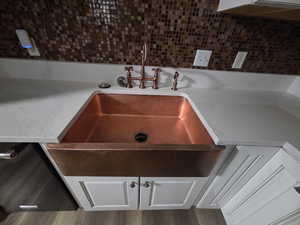 Copper farm sink!