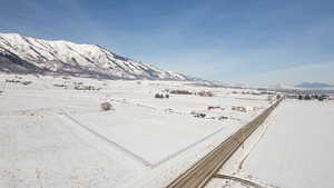 View of mountain backdrop
