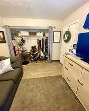 Bedroom featuring a closet and wood finished floors