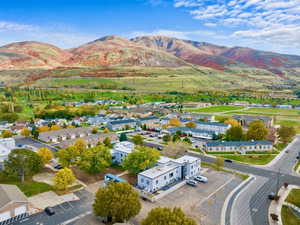 Drone / aerial view of mountains