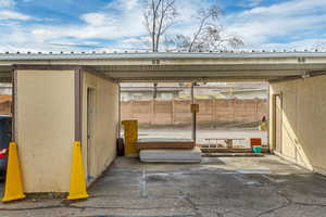 Carport and storage