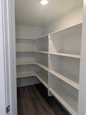 View of storage area