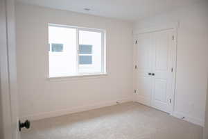 Bedroom #3 with large closet.