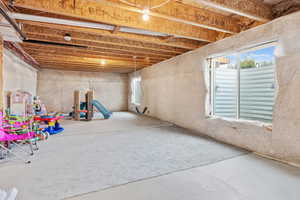 View of basement