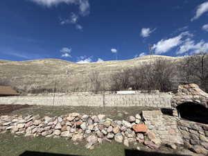 View of mountain background