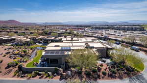 Aerial view of mountains