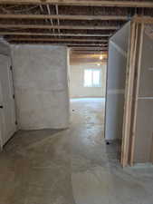 View of basement
