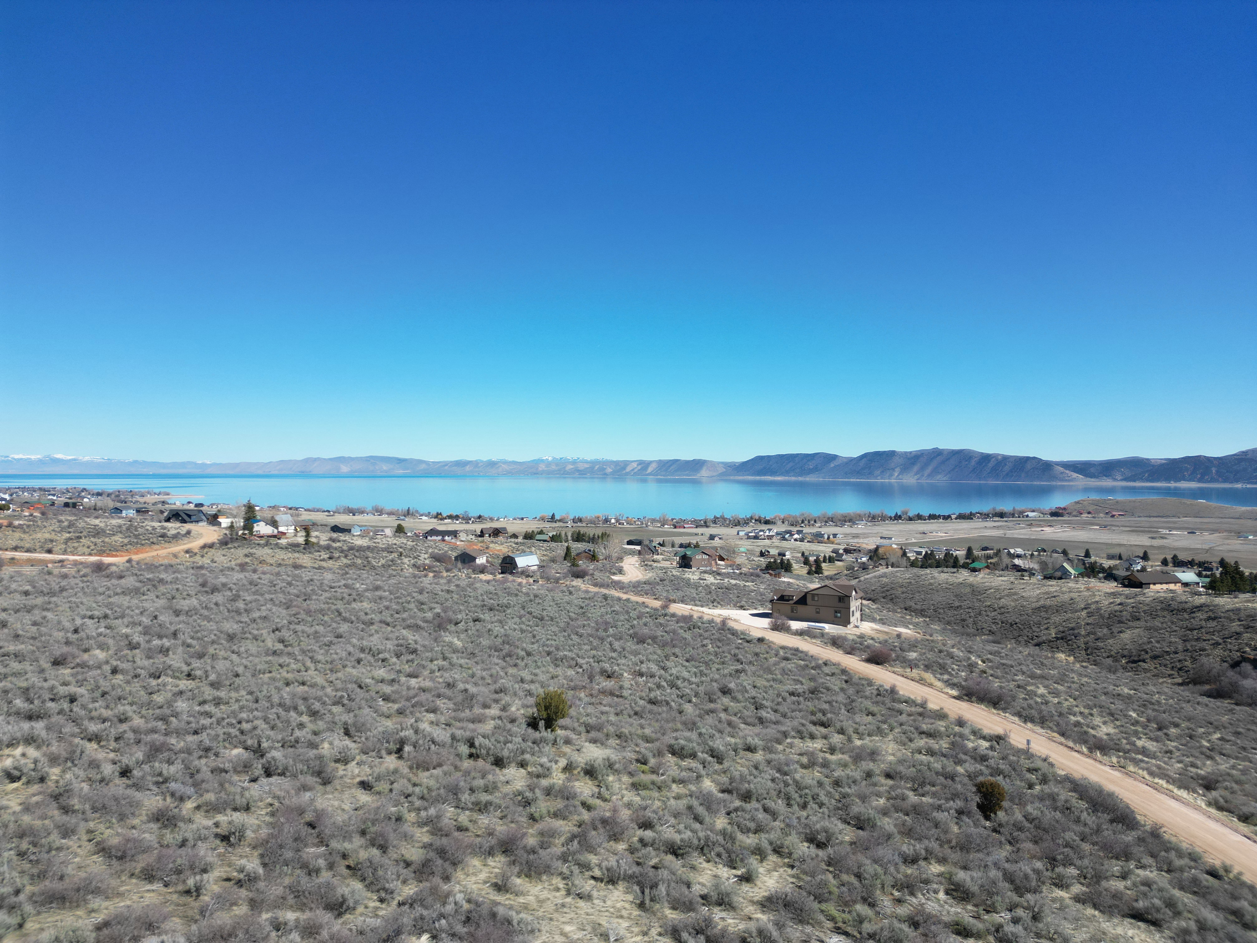 Water view featuring a mountainous background