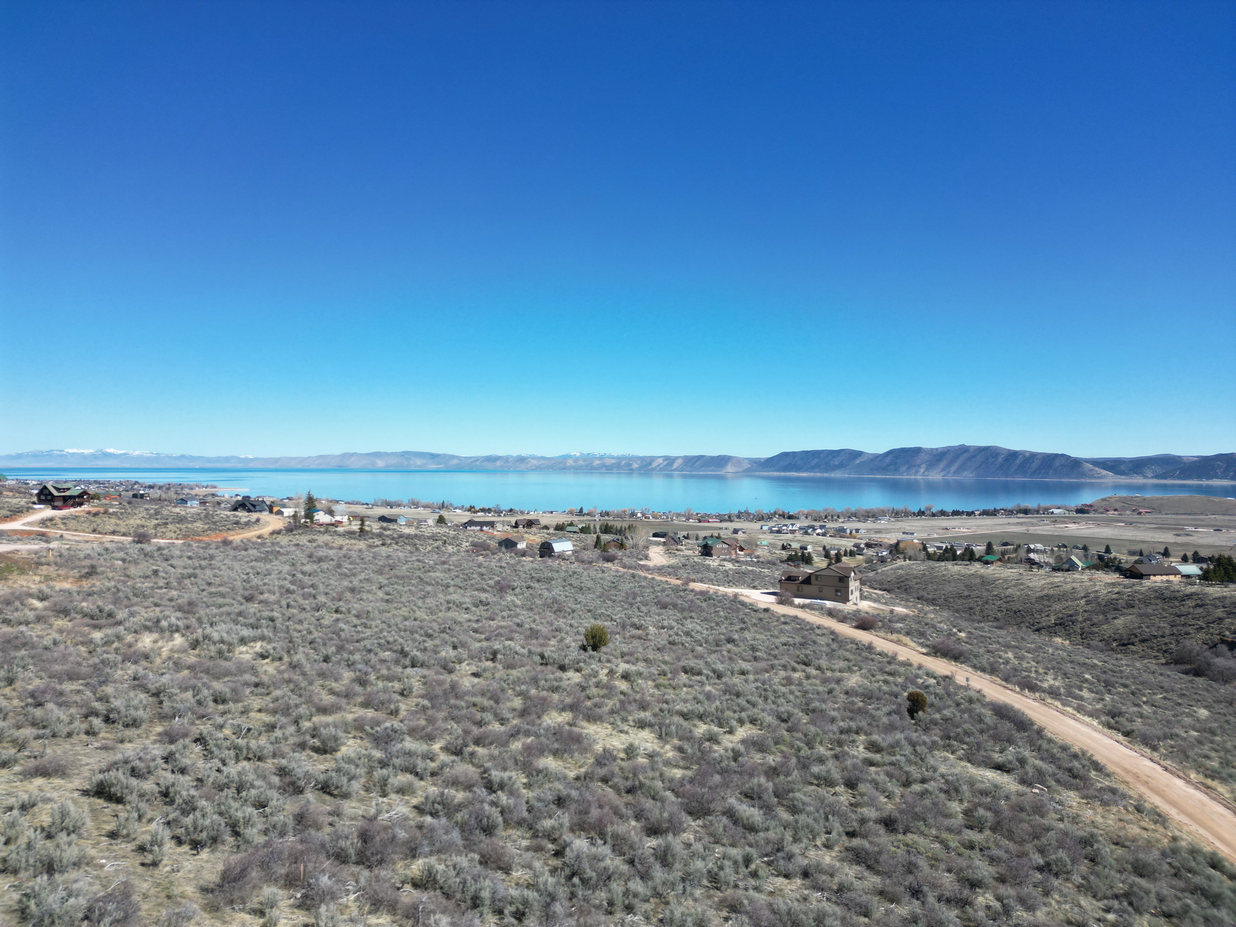 Water view featuring a mountainous background