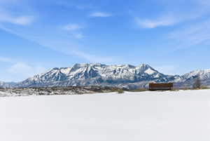 View of mountain backdrop