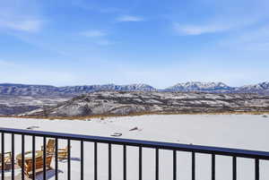 View of mountain background