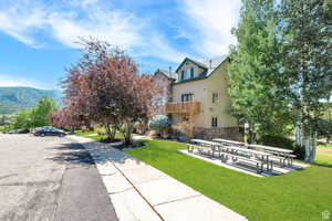 View of property's community featuring a mountain view