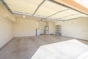 2.5 Garage with freestanding refrigerator