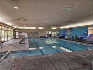 View of indoor community pool