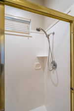 Casita Bathroom view of a shower stall