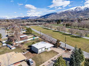 Drone / aerial view of mountains