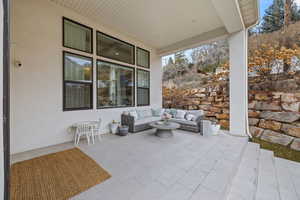 View of patio / terrace with outdoor furniture