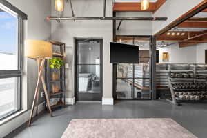 Loft or office or bonus room second floor