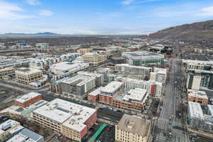 View of urban area featuring a mountainous background