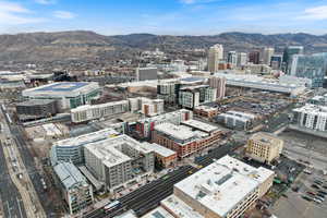 View of city with a mountainous background