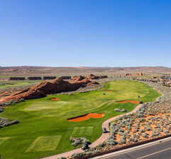 View of community featuring golf course view