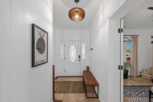 View of entrance foyer
