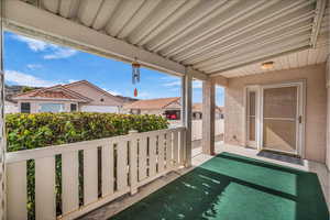 View of patio / terrace featuring a residential view