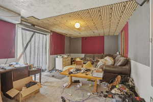 View of carpeted living area